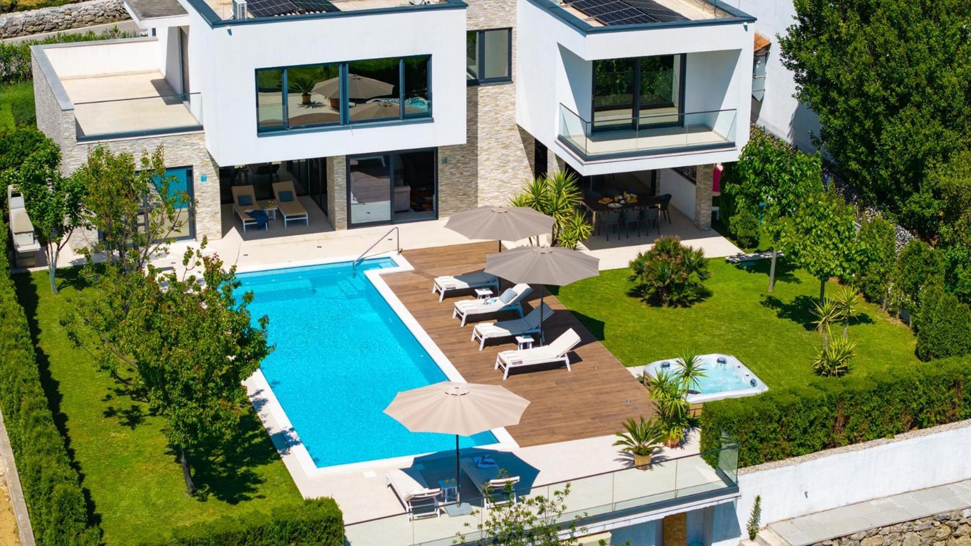 Villa Agava With Heated Pool, Jacuzzi, Sauna, Gym, 4 En-Suite Bedrooms Gata Kültér fotó
